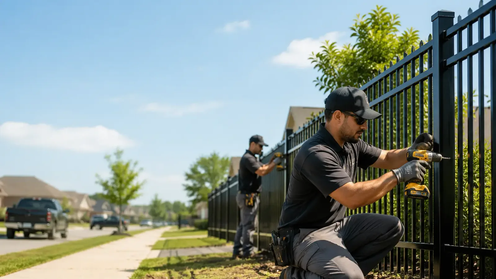 Metal Fence Installation in Plainview, NY